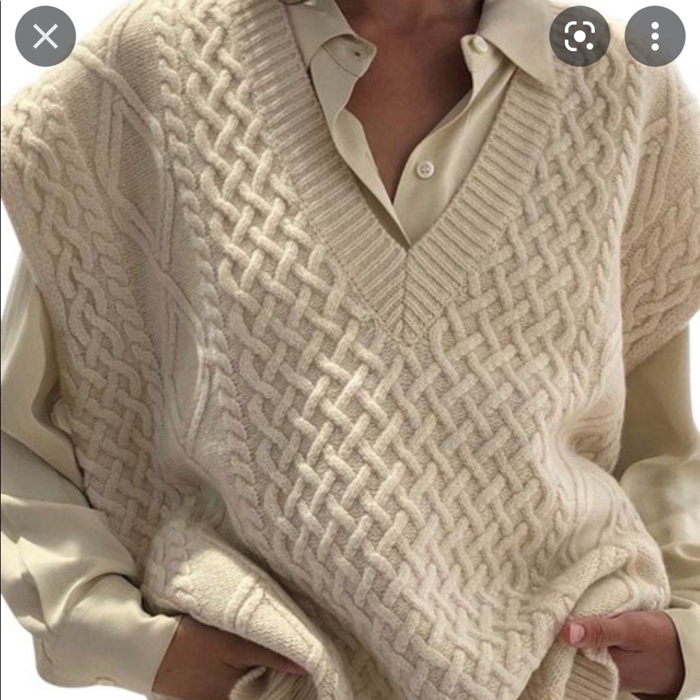 Frankie shop oversized sweater vest